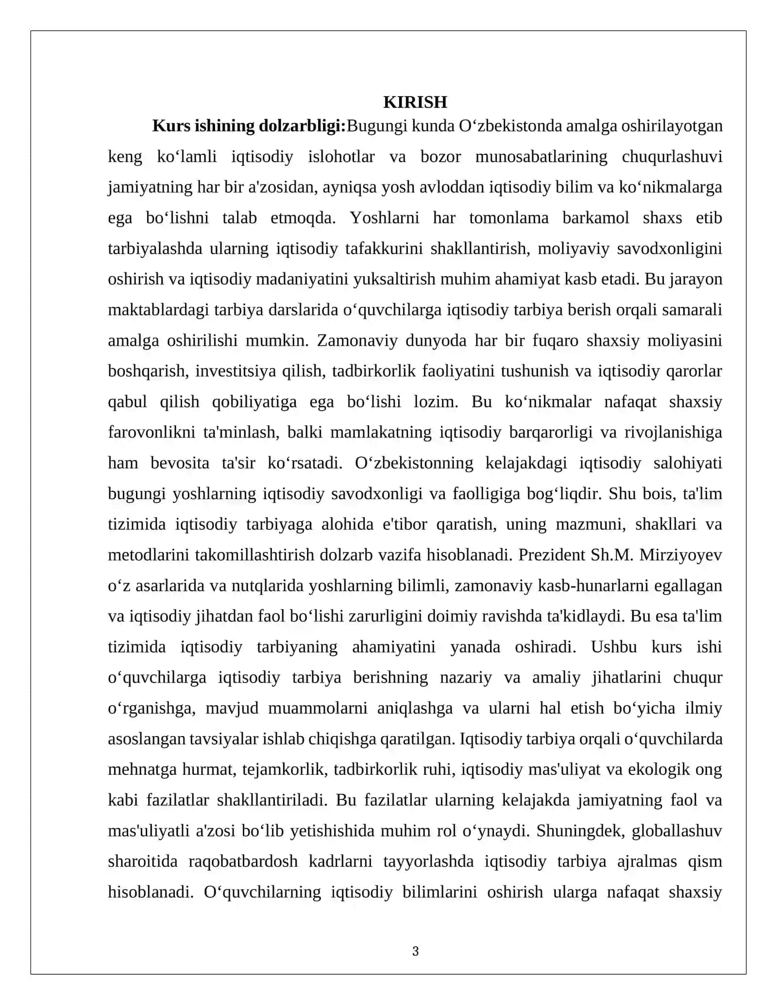 Tarbiya darslarida o'quvchilarga iqtisodiy tarbiya berish 3