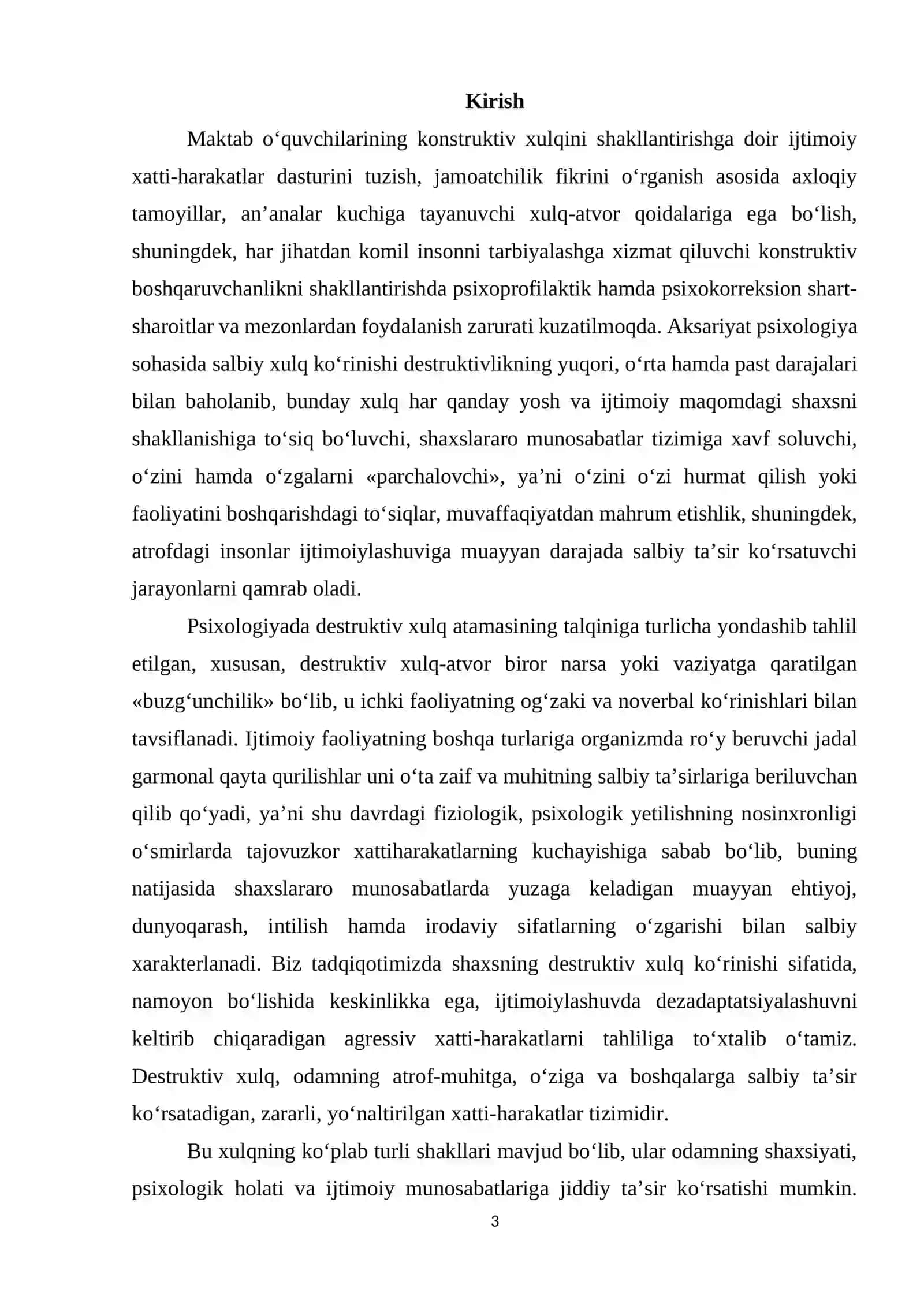 DESTRUKTIV XULQ PSIXOLOGIYASINING PSIXOLOGIK XUSUSIYATLARI 3