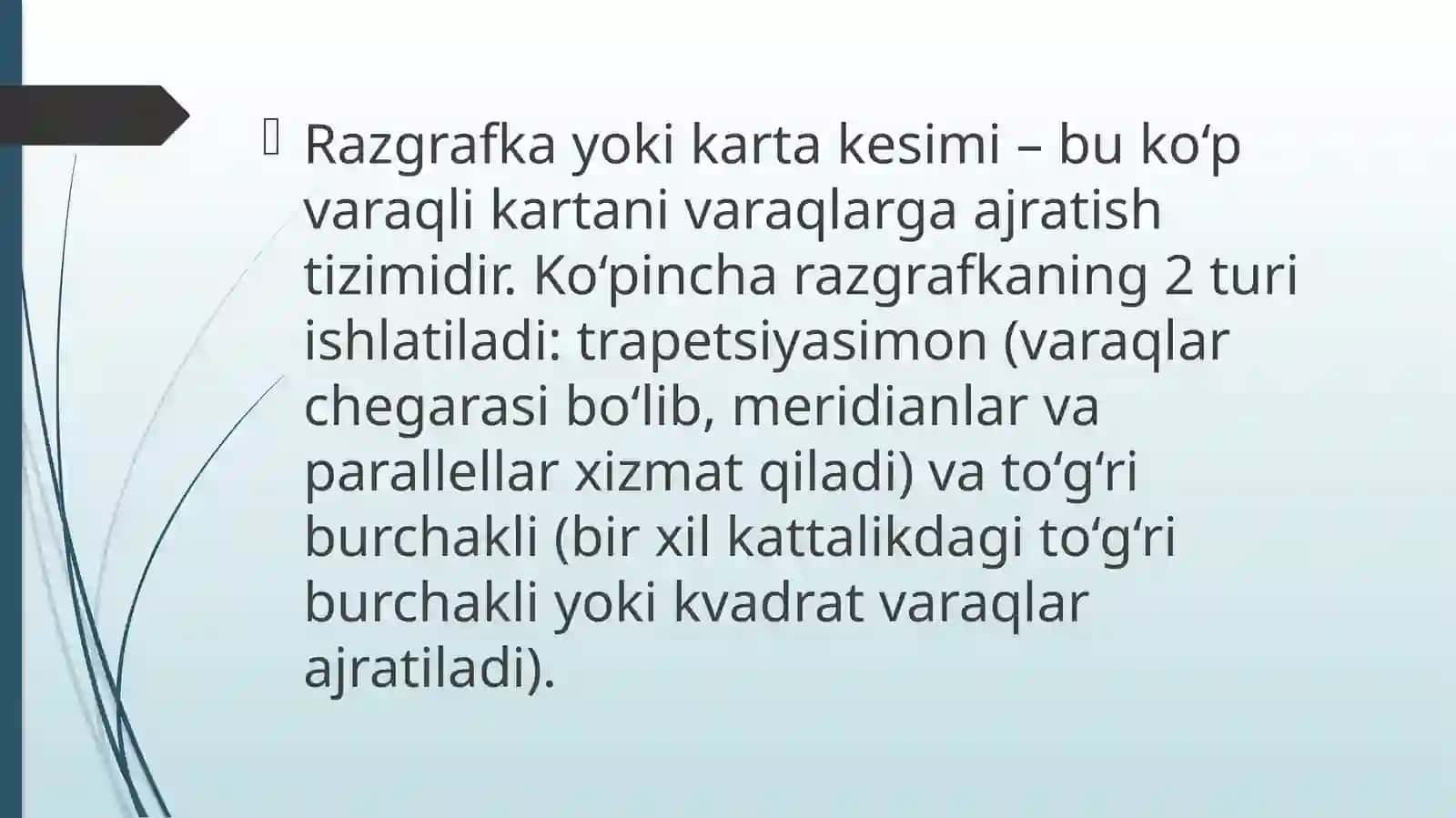 Kartaning tashqi ko’rinishi, ramkalari va komponovkasi 3