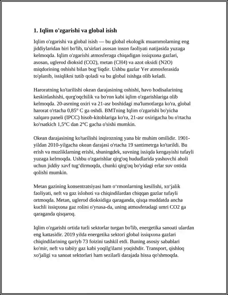 GLOBAL EKOLOGIK MUAMMOLAR 3