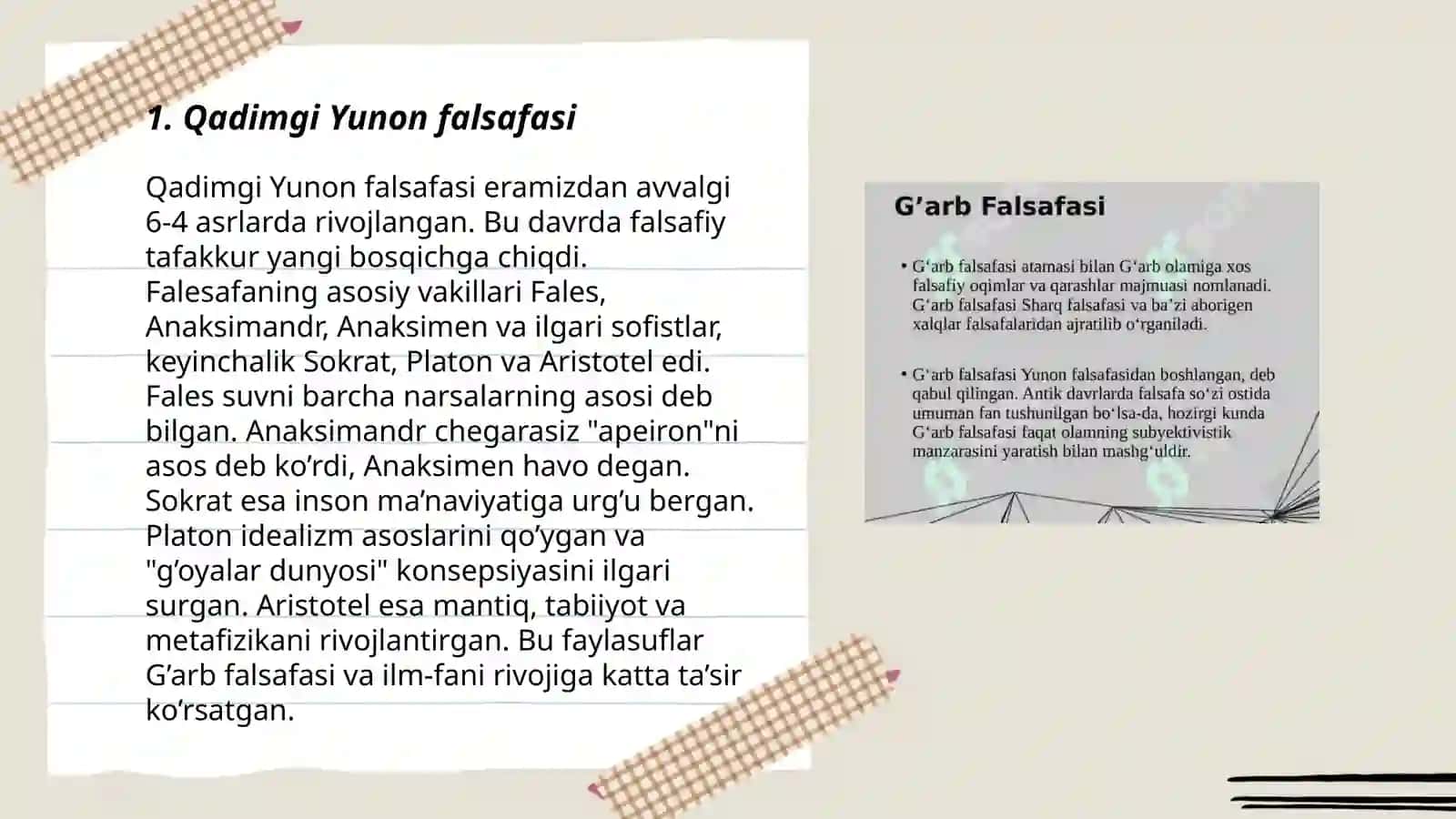 Qadimgi G‘arb Falsafasi 3