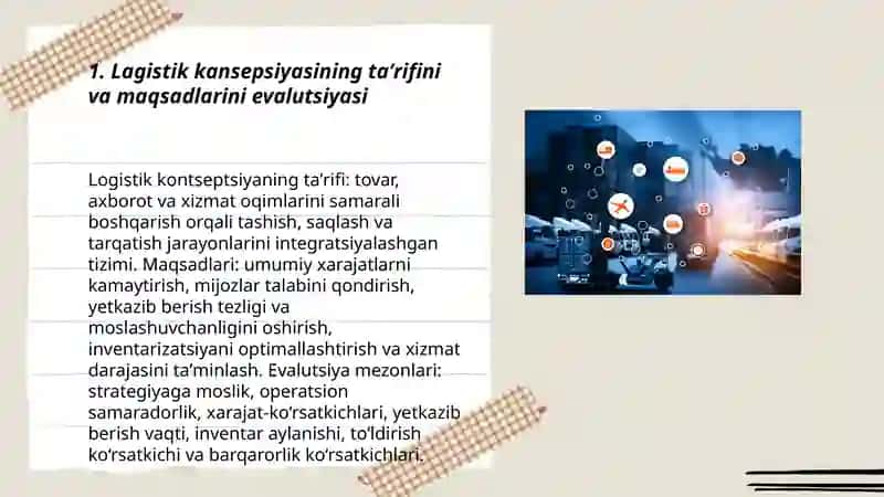 Lagistik kansepsiyasi evalutsiyasi 3