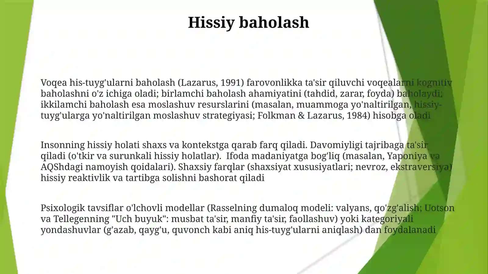 Emotsionalholatlarning psixologiktavsifi 3