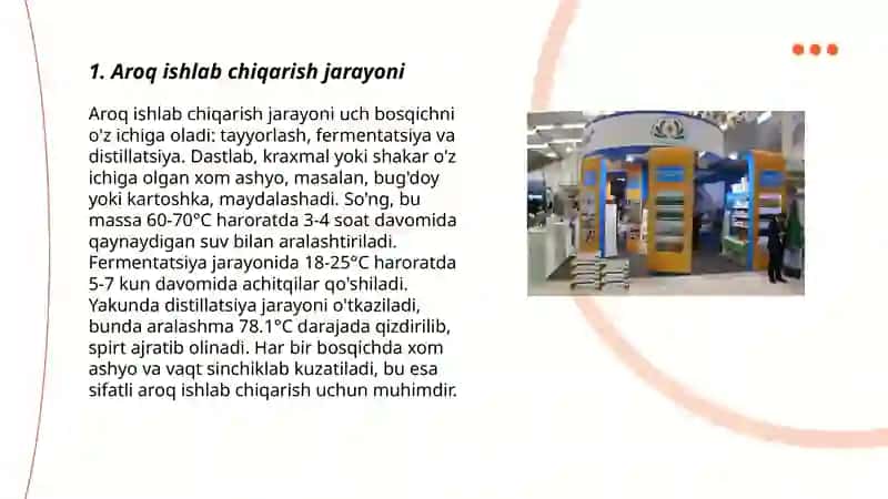 Aroq ishlab chiqarish jarayoni 3