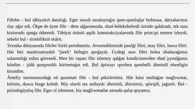 Filtrler konstrukciyaları 3