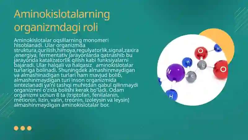 Aminokislotalar almashinuvining tug'ma kasalliklari 3
