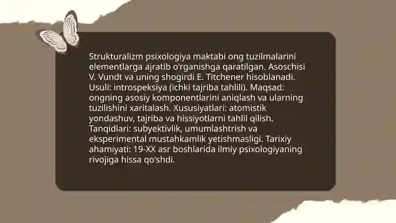 Strukturalizm psixologiya maktabi 3