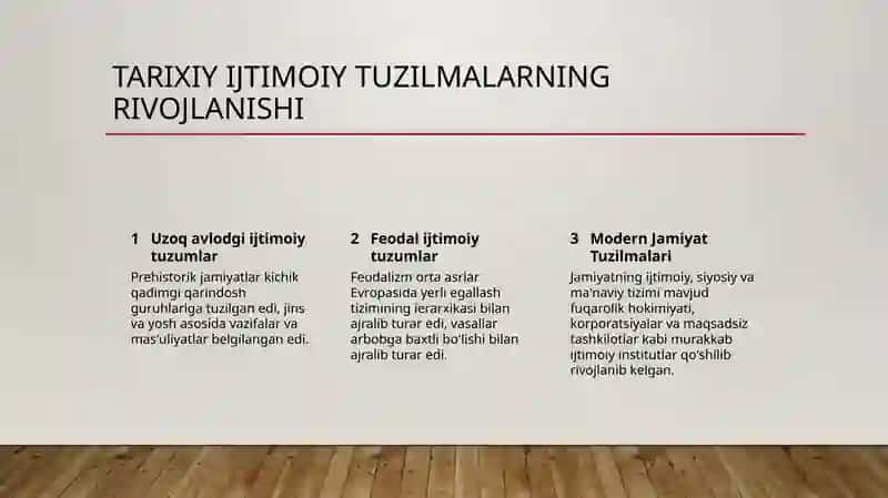 Jamiyatning ijtimoiy, siyosiy va ma'naviy tizimi 3