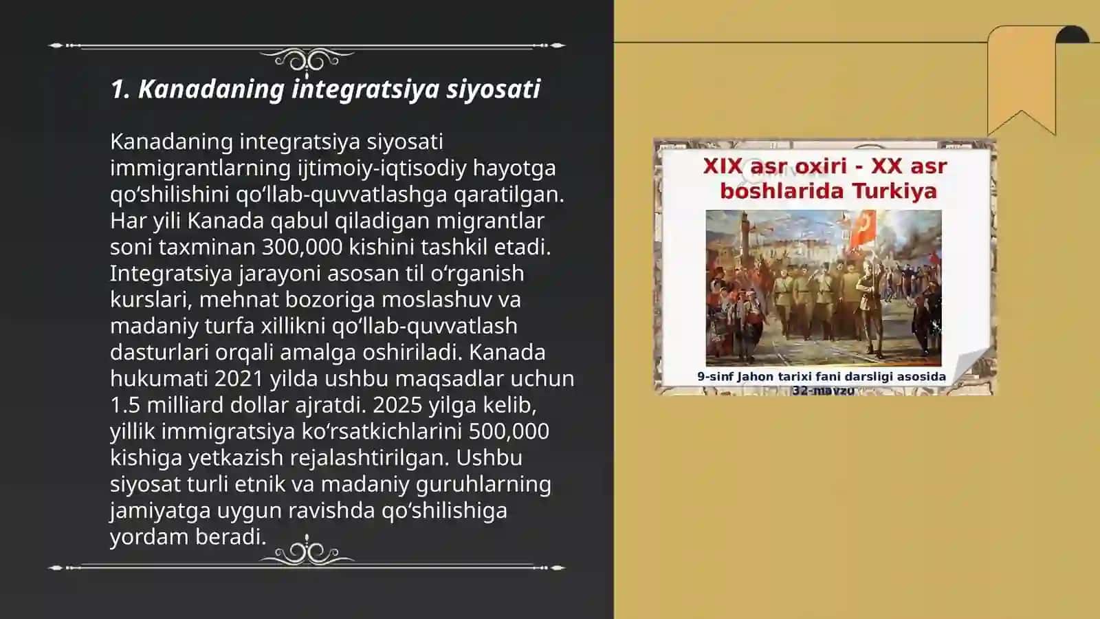 Kanadaning integratsiya siyosati 3