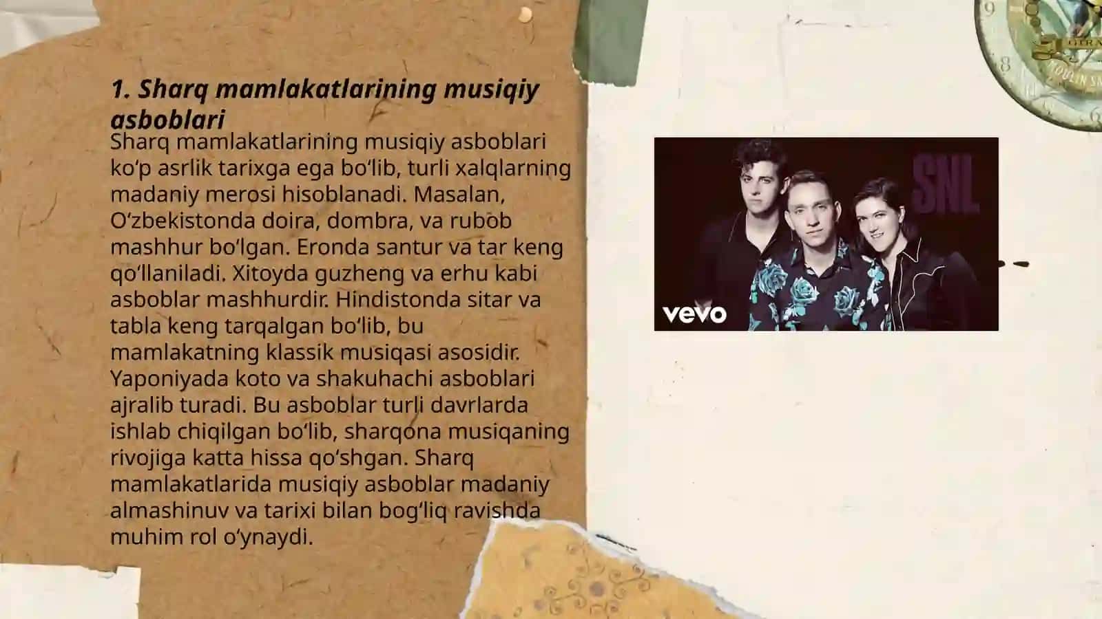 Sharq mamlakatlari musiqiy madaniyati 3