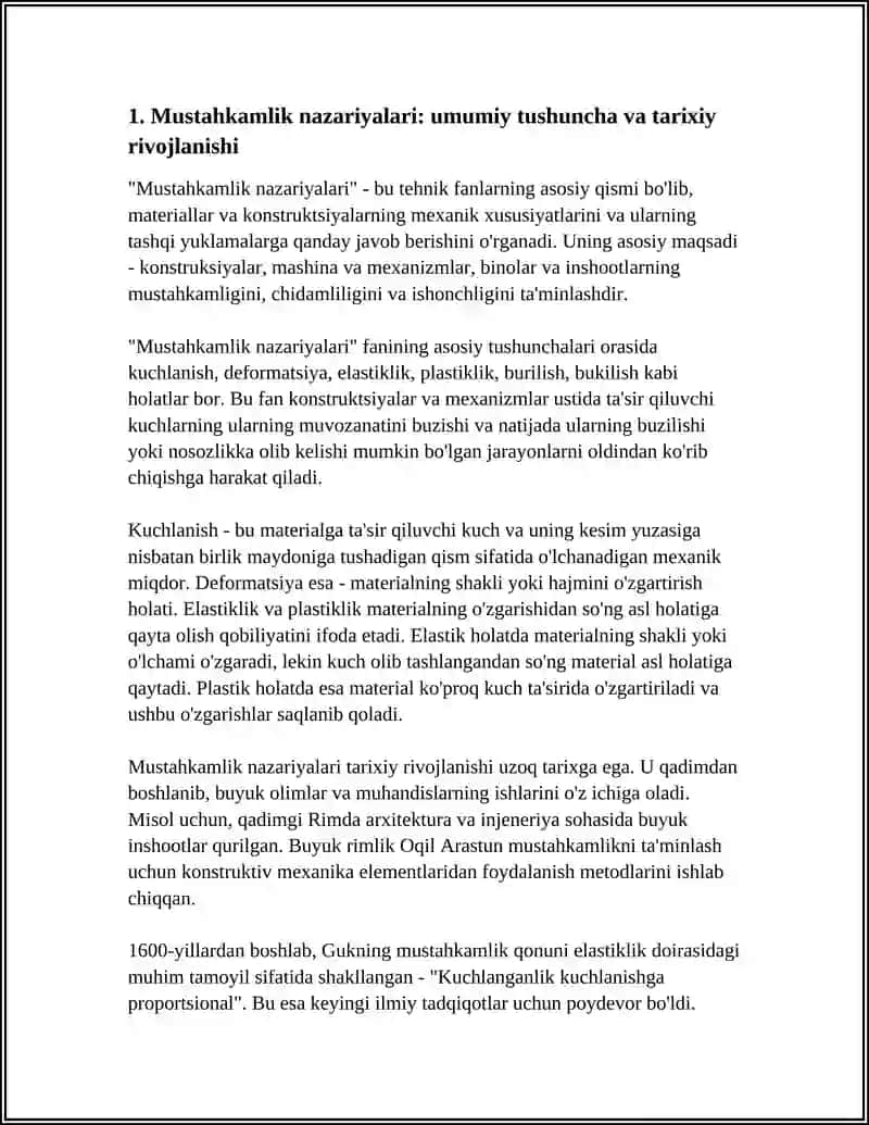 MUSTAHKAMLIK NAZARIYALARI 3