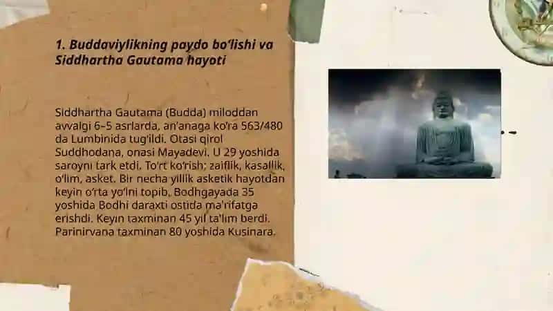 Buddaviylik va Xristianlik dini tarixi 3