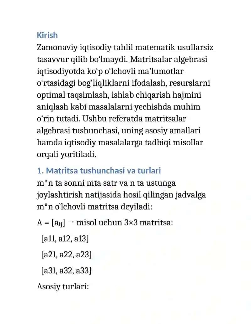 Matritsa 3