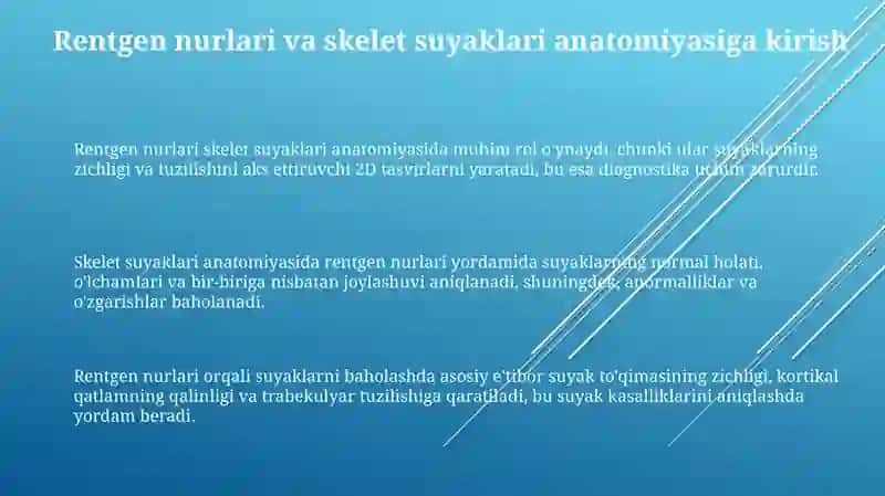 Skaletsuyaklarining rentgenanatomiyasi 3