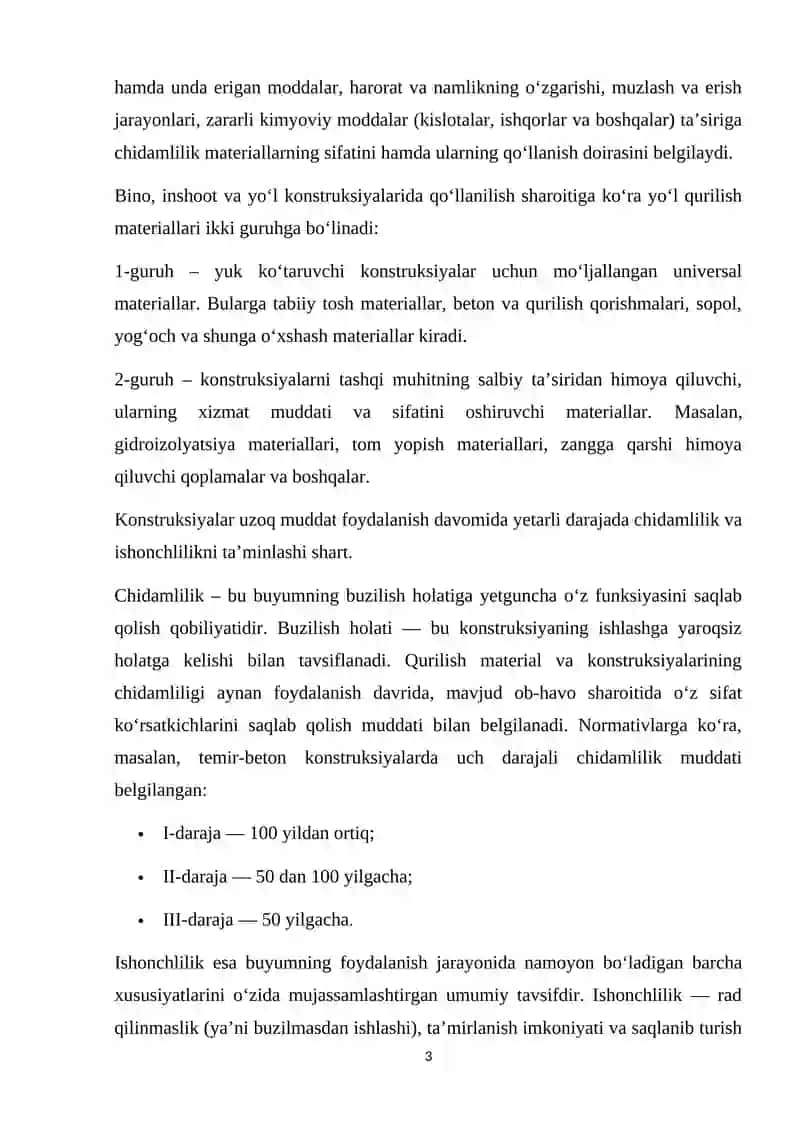 Avtomobil yo‘lari haqida tushuncha 3