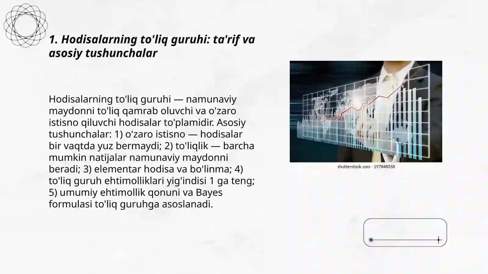 Hodisalarning to'liq guruhi 3