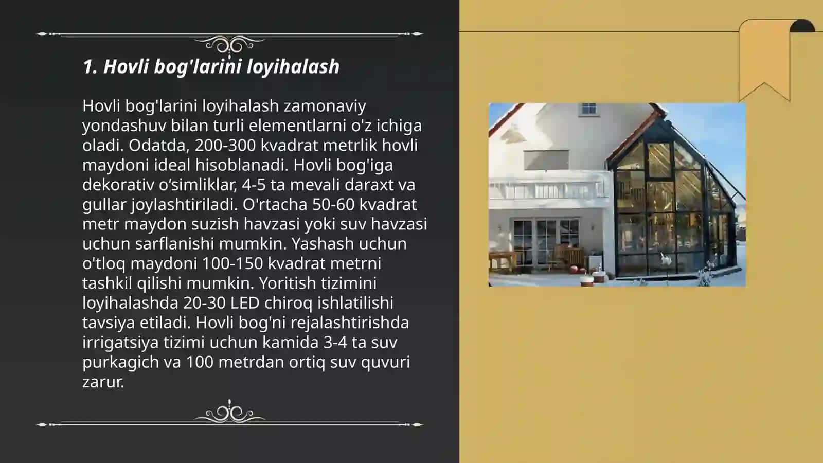 Hovli va qishgi bogʻlar 3
