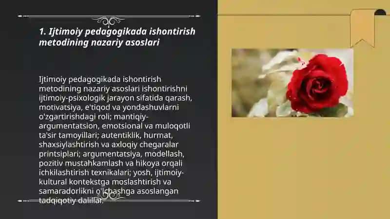 Ijtimoiy pedagogikada ishontirish metodi 3
