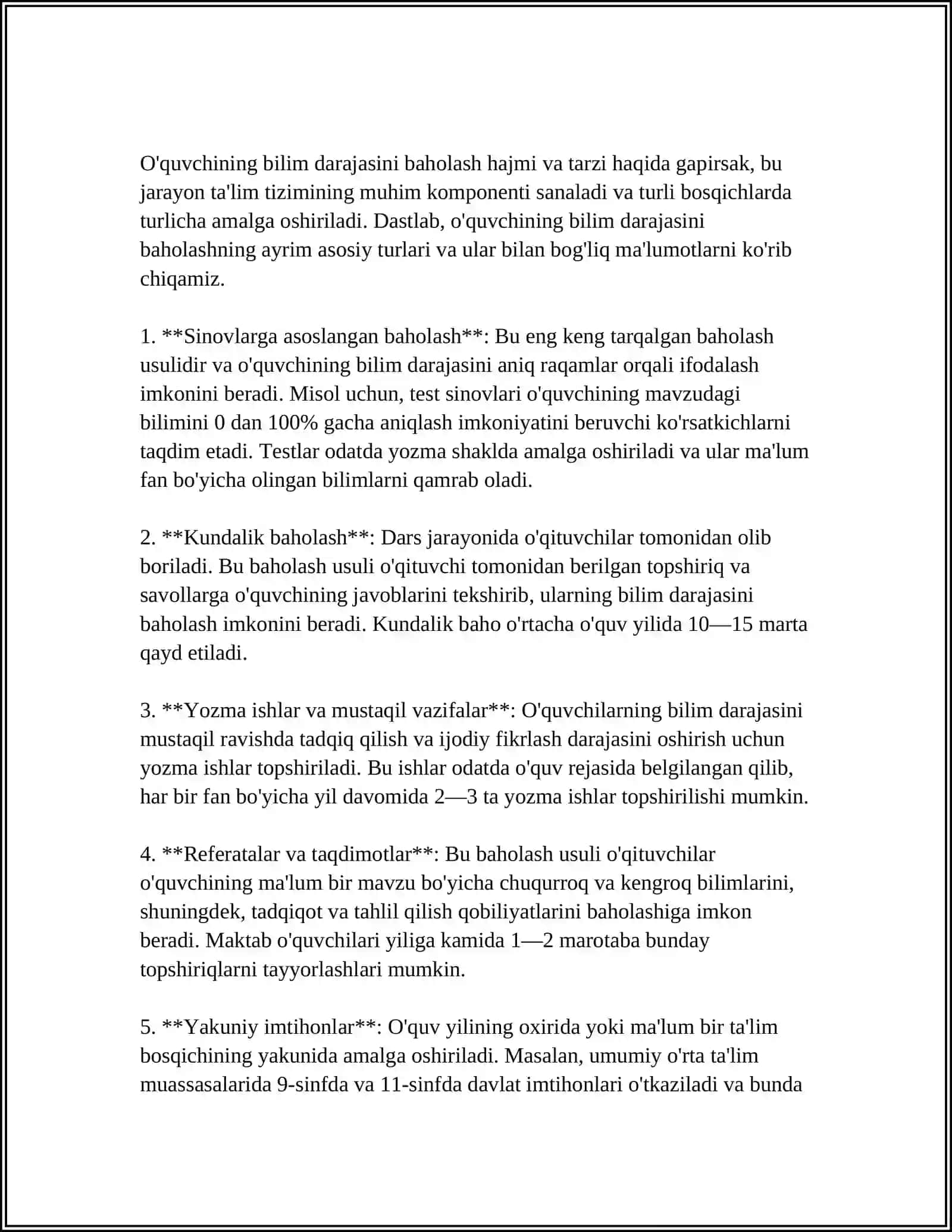 PEDAGOGIK DIAGNOSTIKANING ASOSIY TURLARI 3