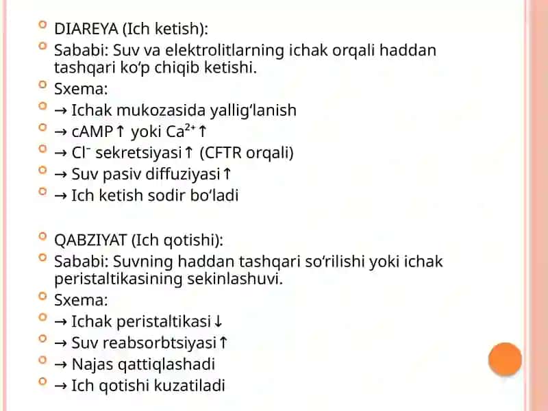 Diareya va qabziyat 3