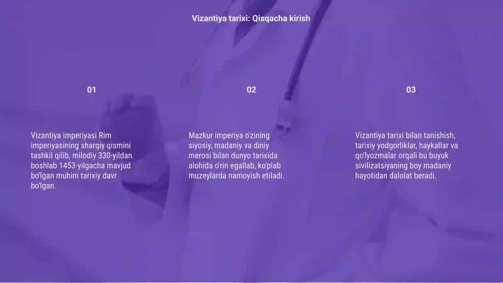 Vizantiya tarixi ga oid mizeylar 3