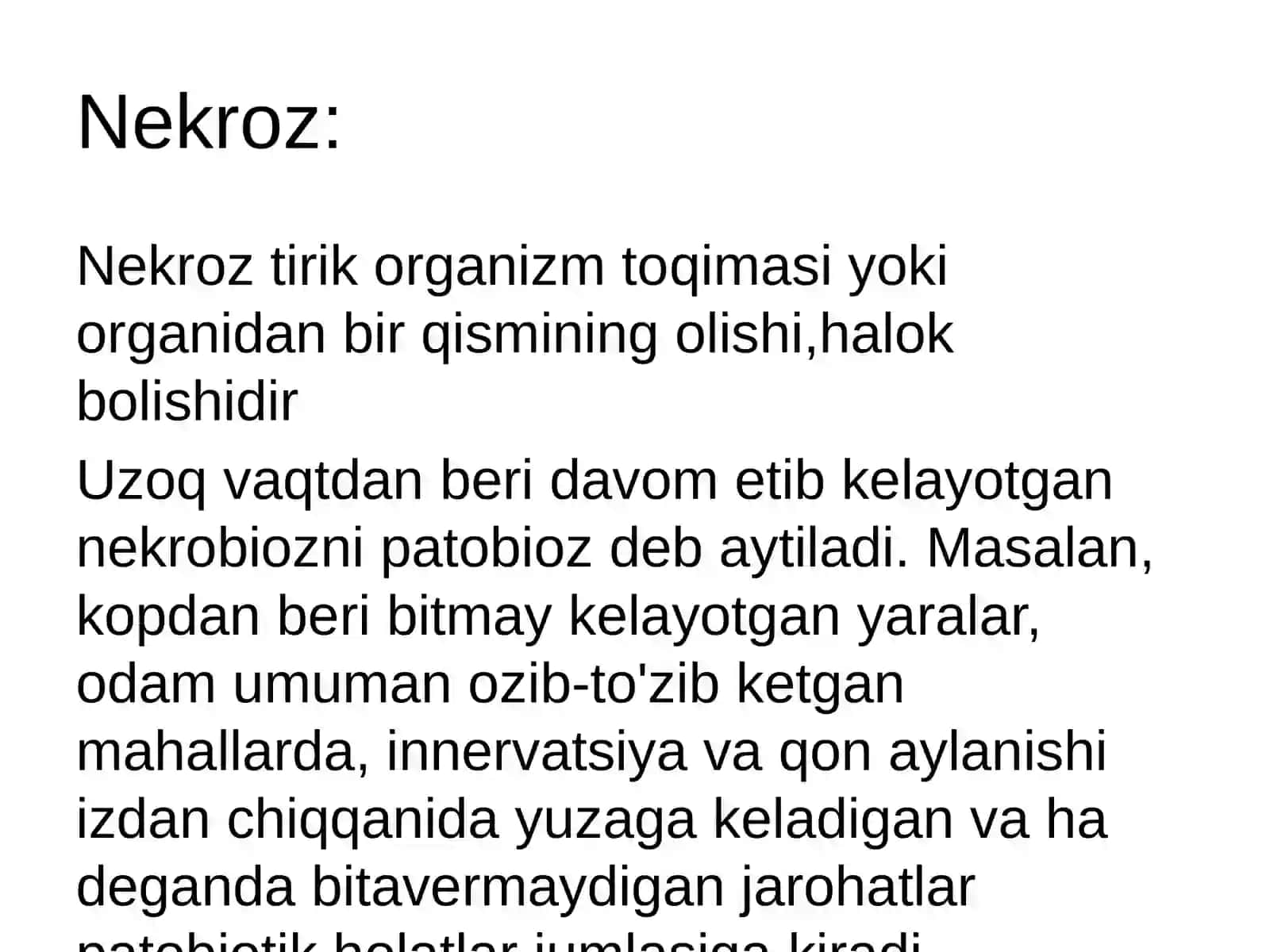 Nekroz va apaptoz.Klinik belgilari 3