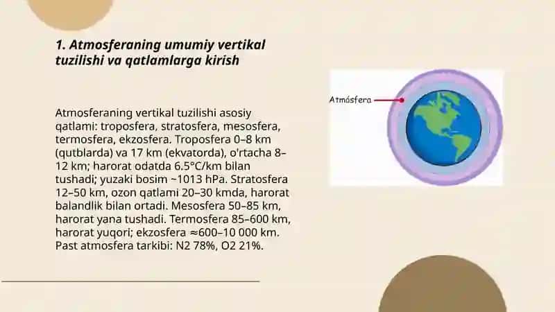 Atmosferaning vertikal tuzilishi 3
