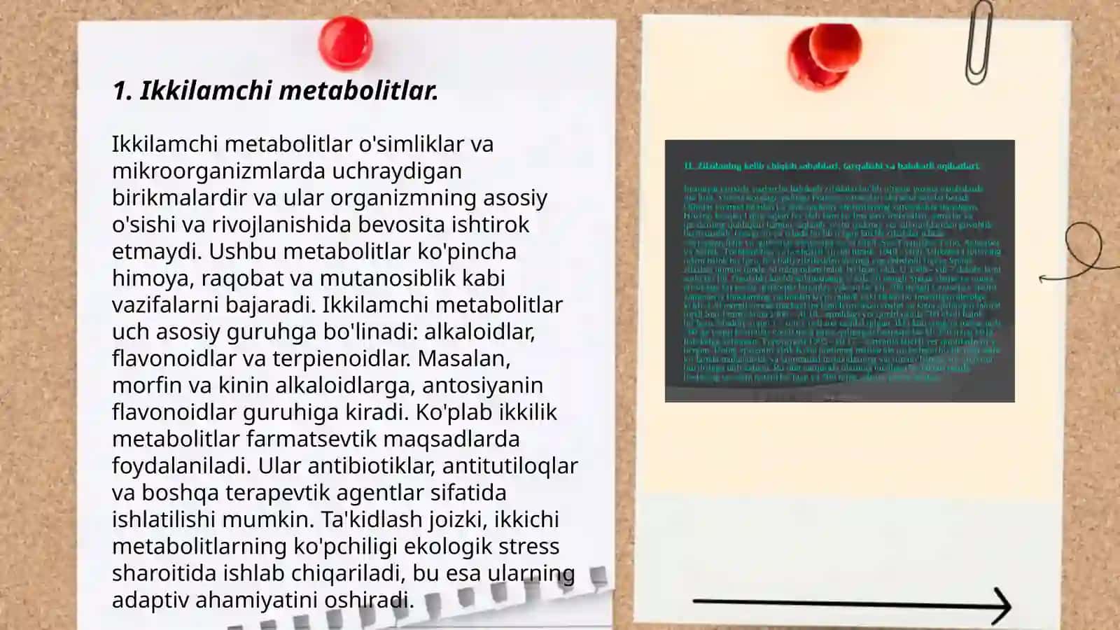 Ikkilamchi metabolitlar 3
