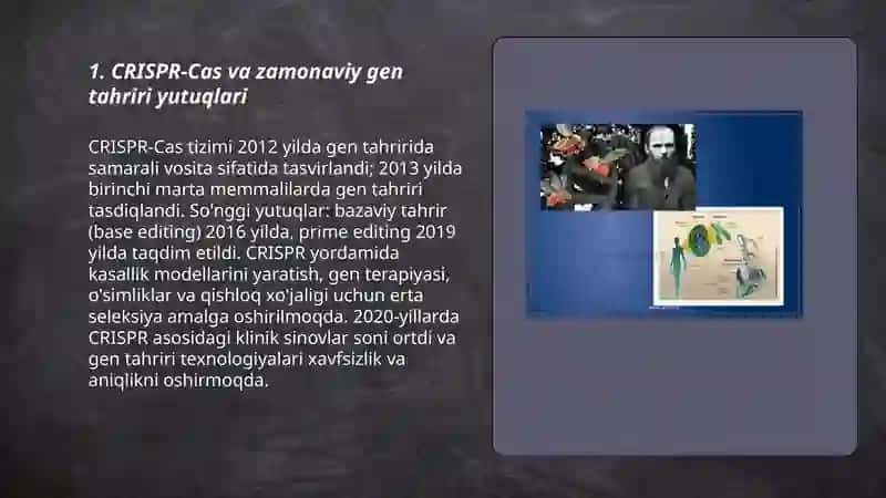 Zamonaviy genomikaning yutuqlari 3