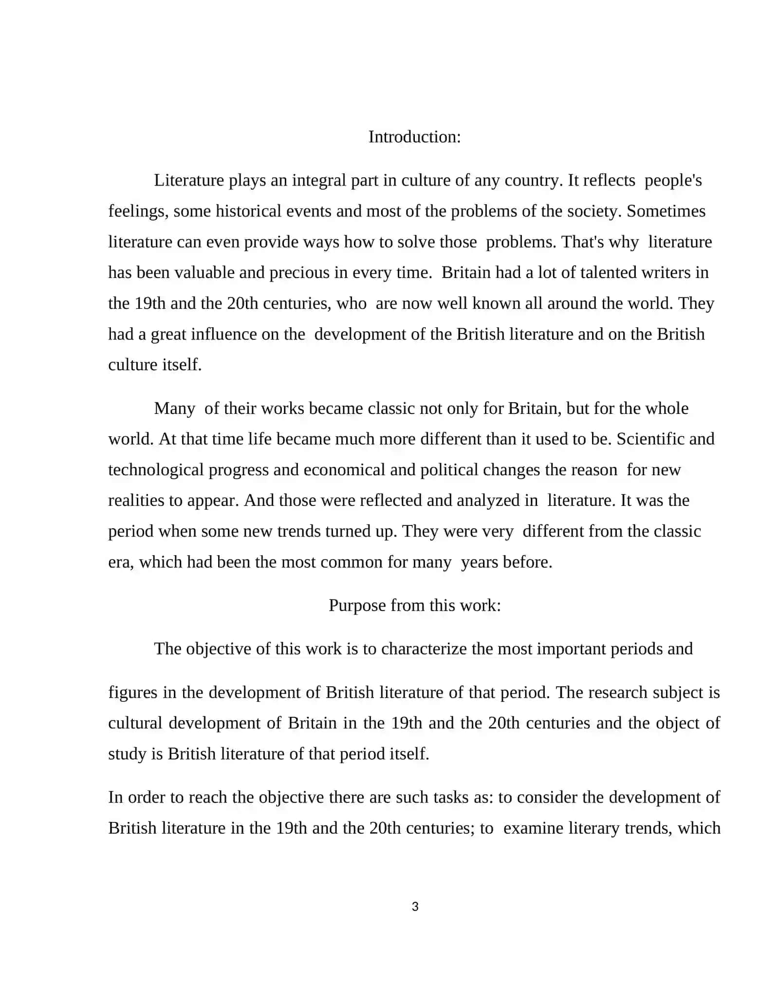 English Literature at the end of the 19th and the beginning of the 20th century 3