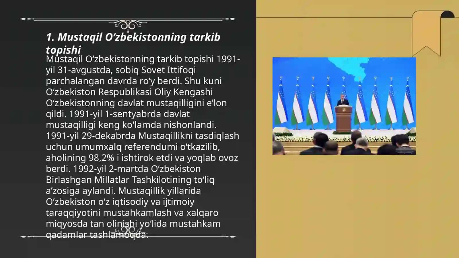 Mustaqil Oʻzbekistonning tarkib topishi 3