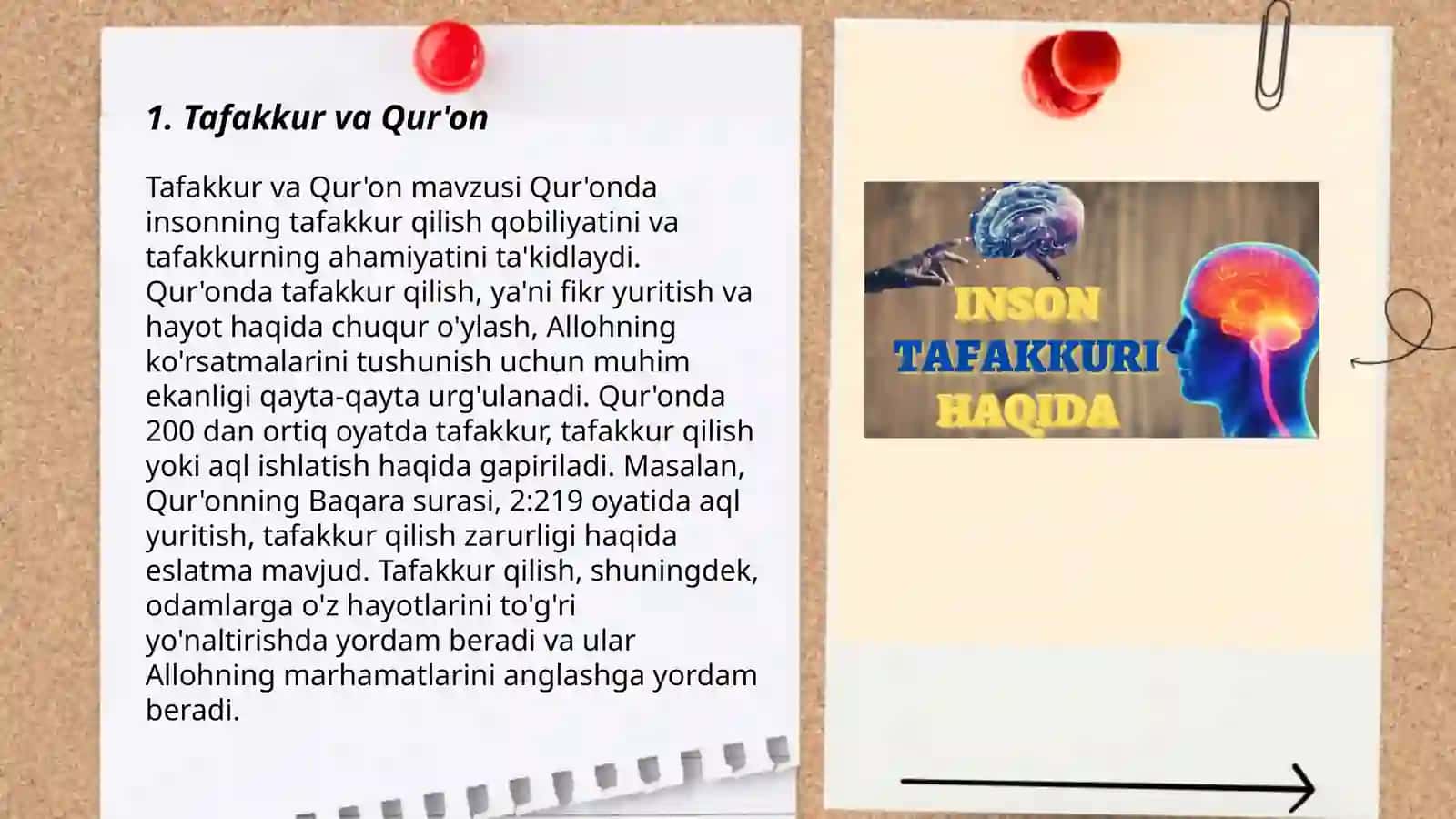 Tafakkur va Qur'on 3