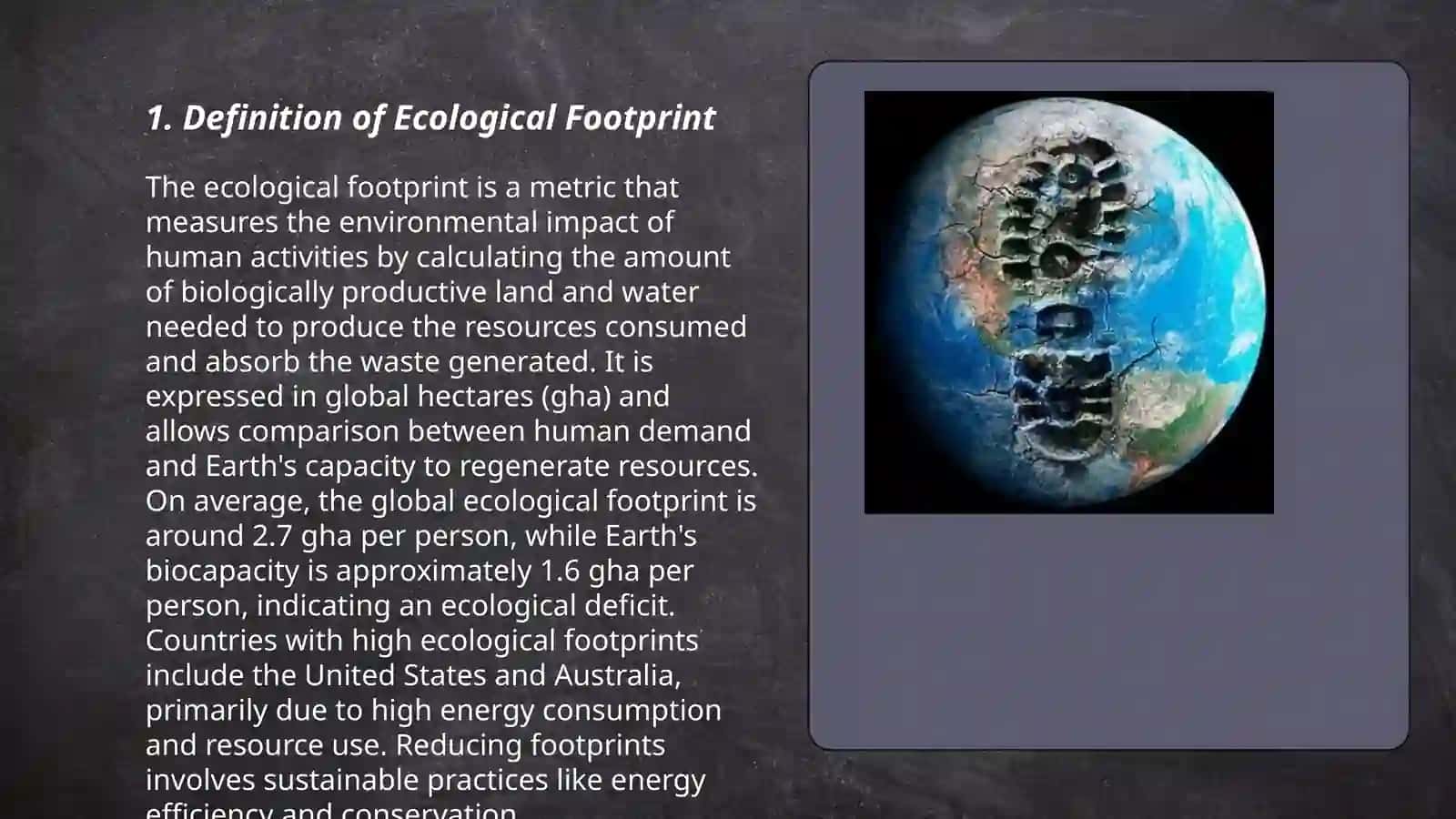 Ecological footprint 3