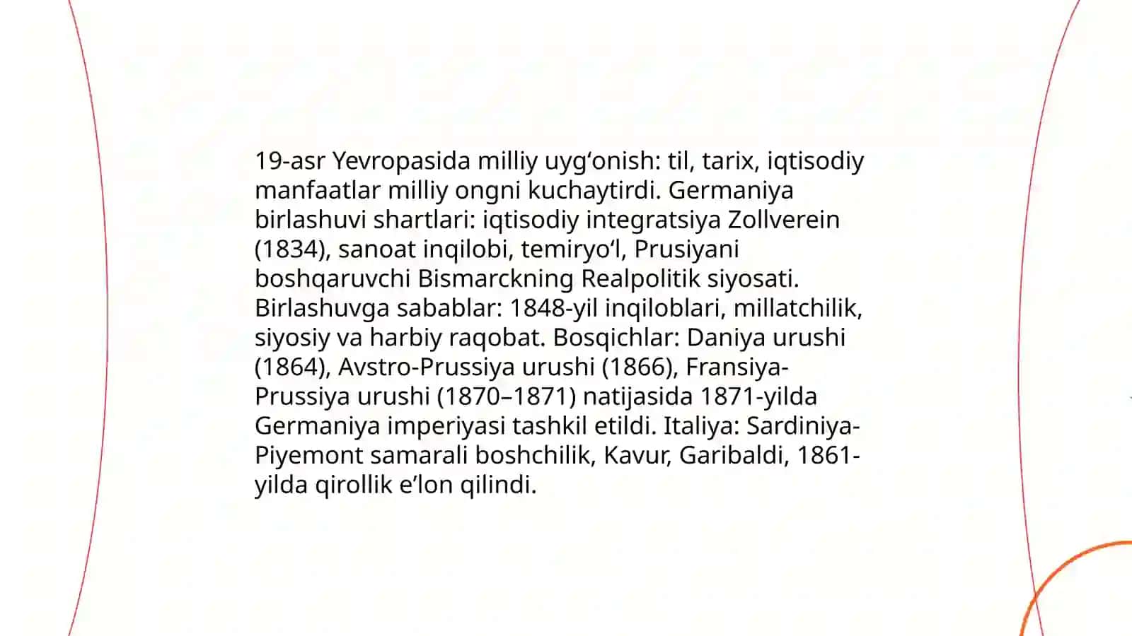 Germaniya va Italiya mamlakat birlashuvi uchun kurash 3