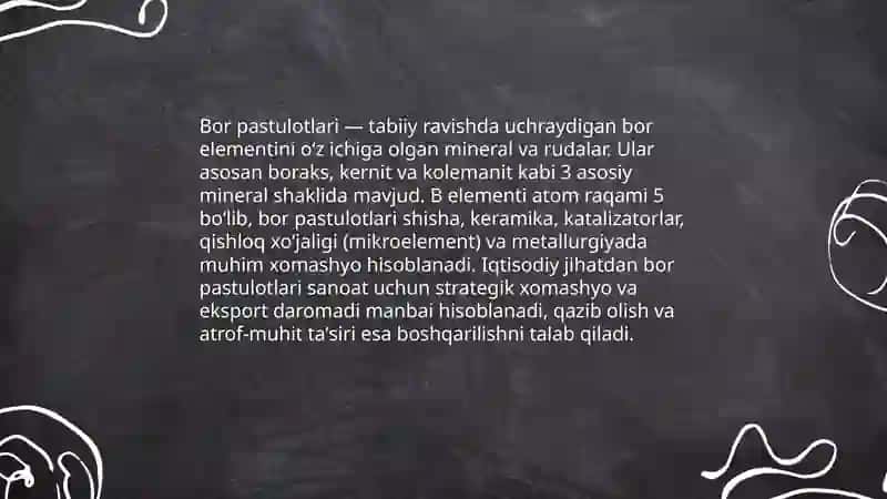 Bor pastulotlari 3