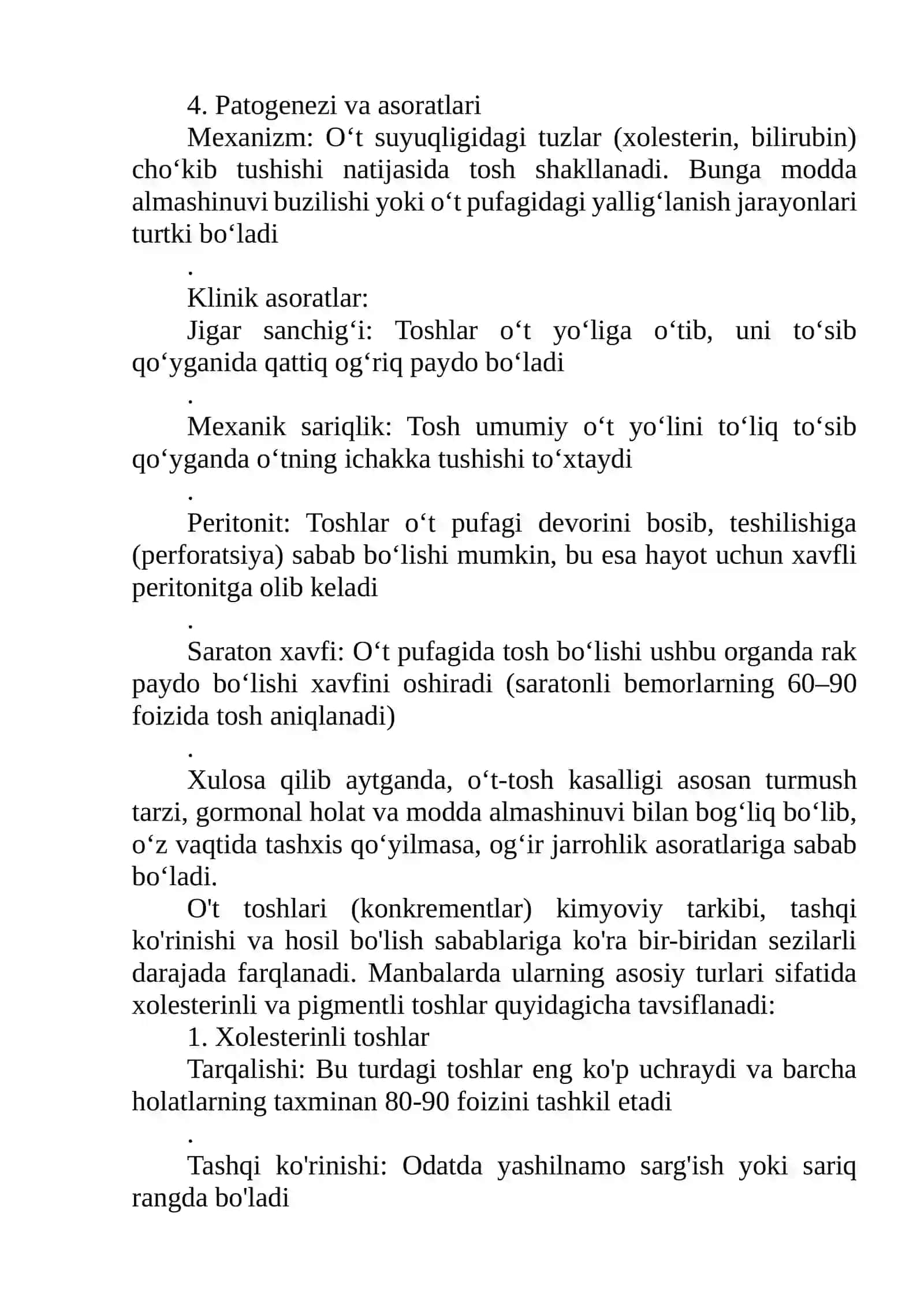 O't-tosh kasalliklari 3