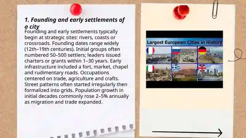 Popular cities. The history of a city 3