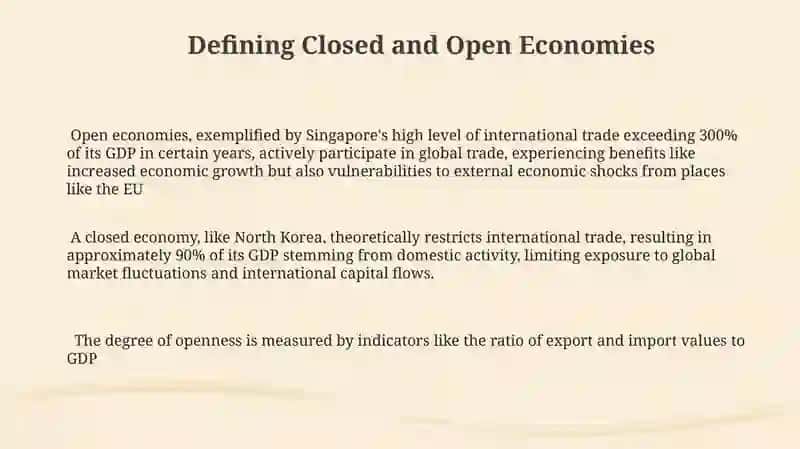 Defining Closed and Open Economies 3