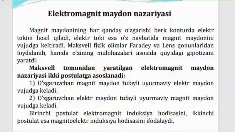 Elektromagnit tebranishlar 3