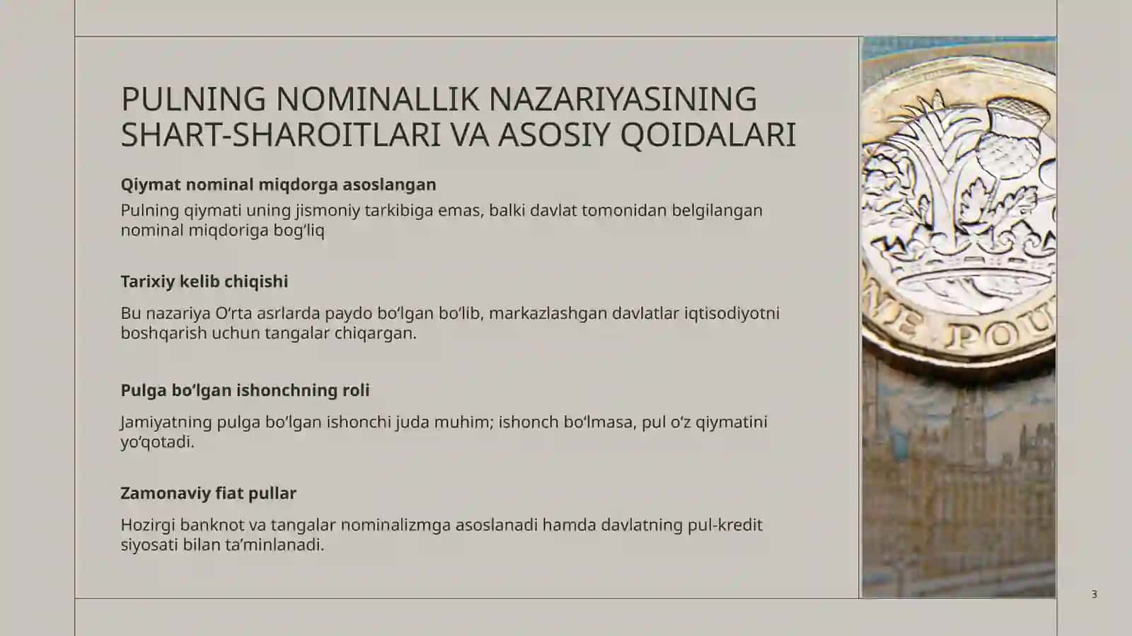 Pul Nazariyalari 3