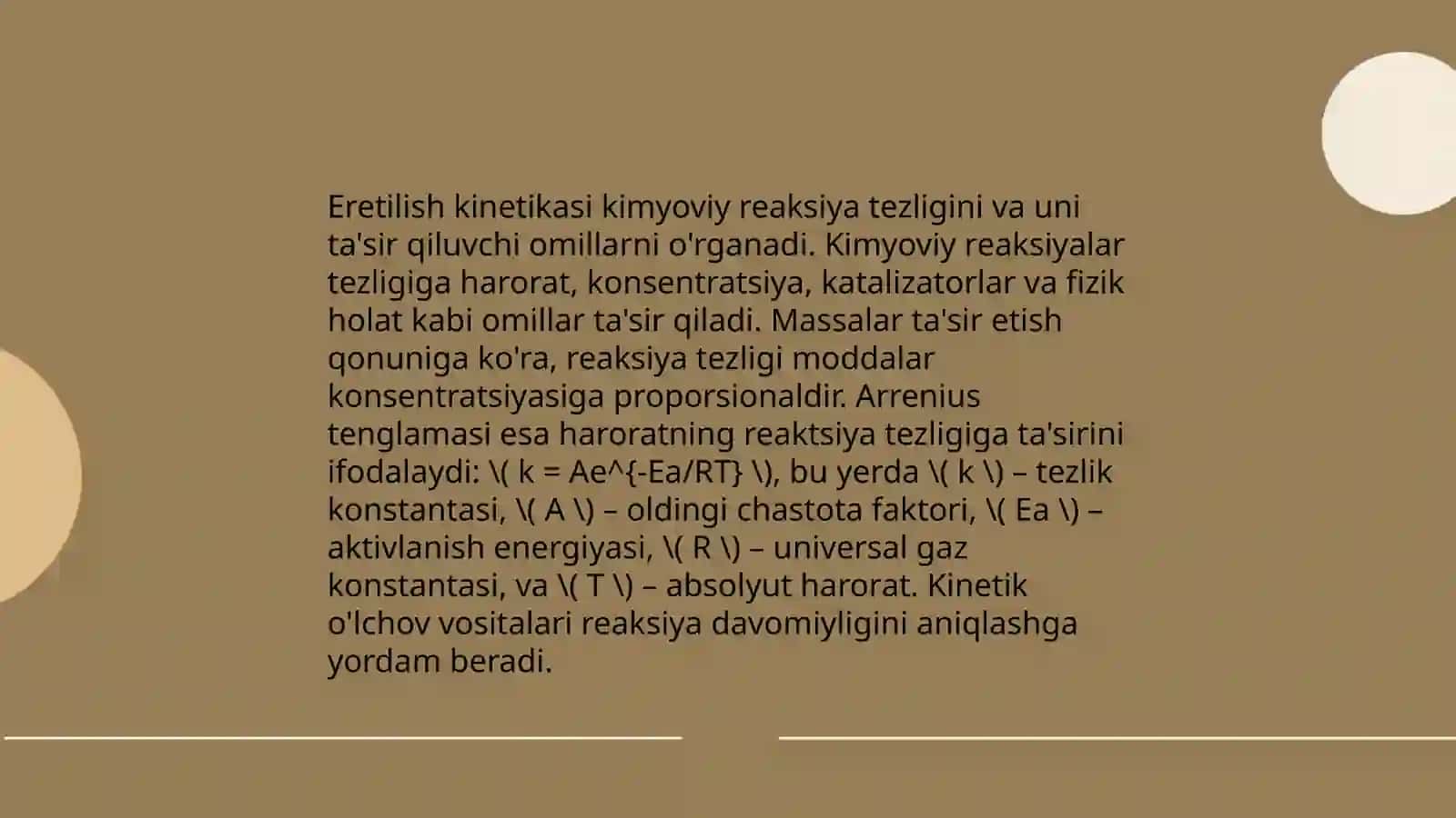 Eretilish kinetikasi 3