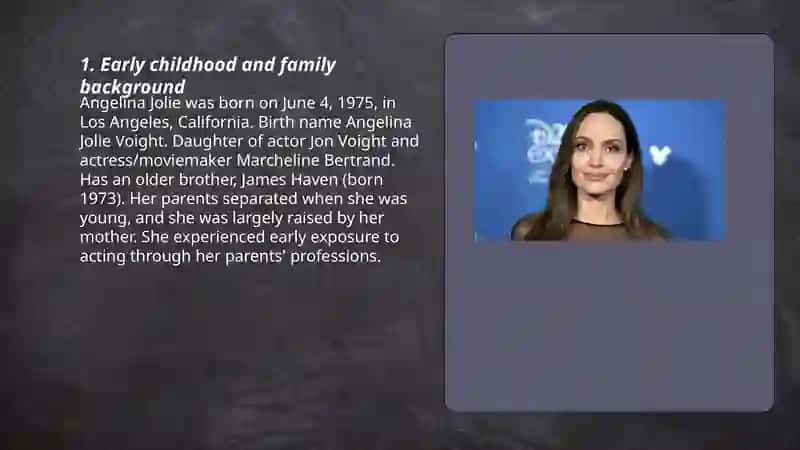 Angelina Jolie's Life 3