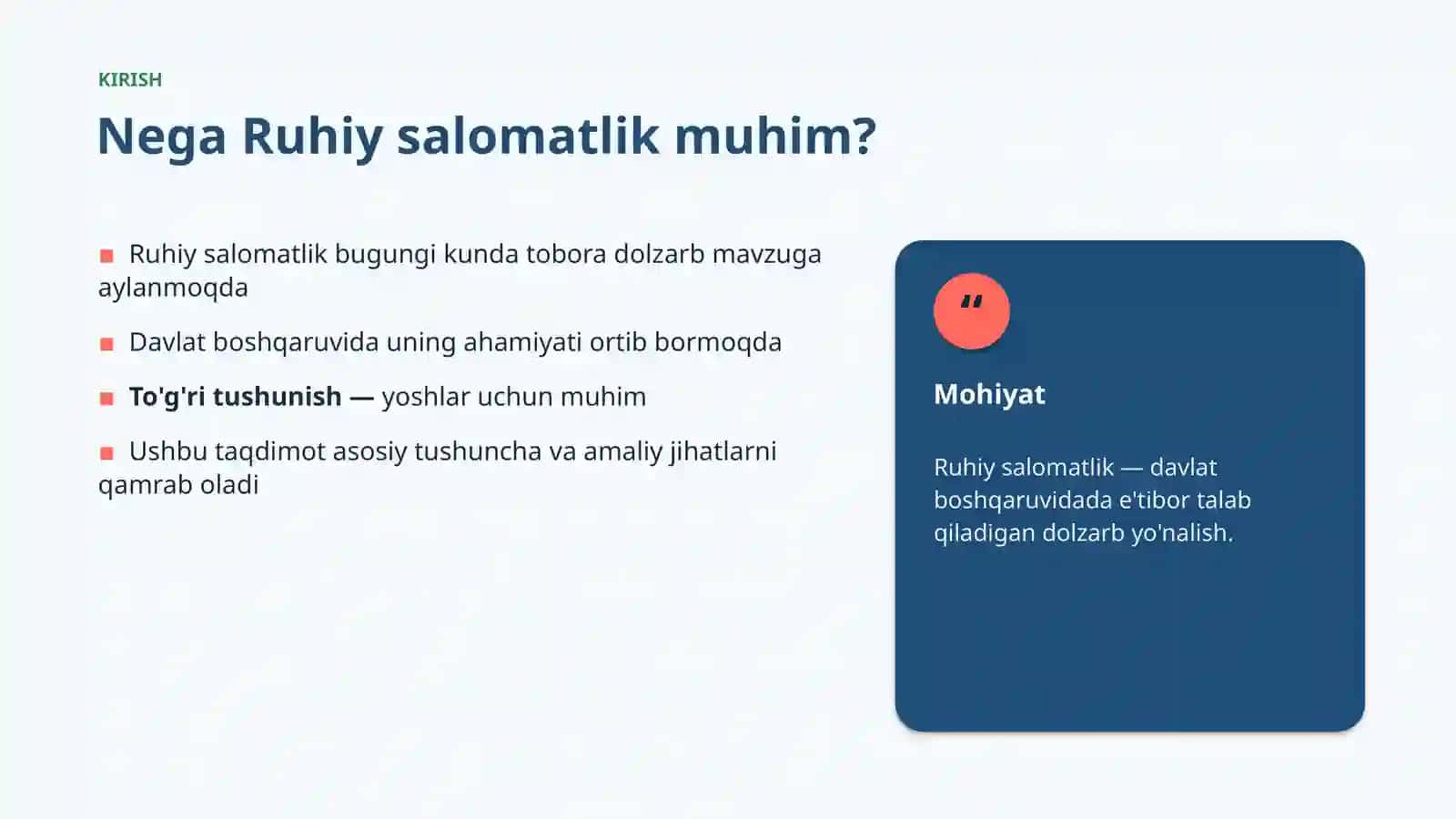 Ruhiy salomatlik 3