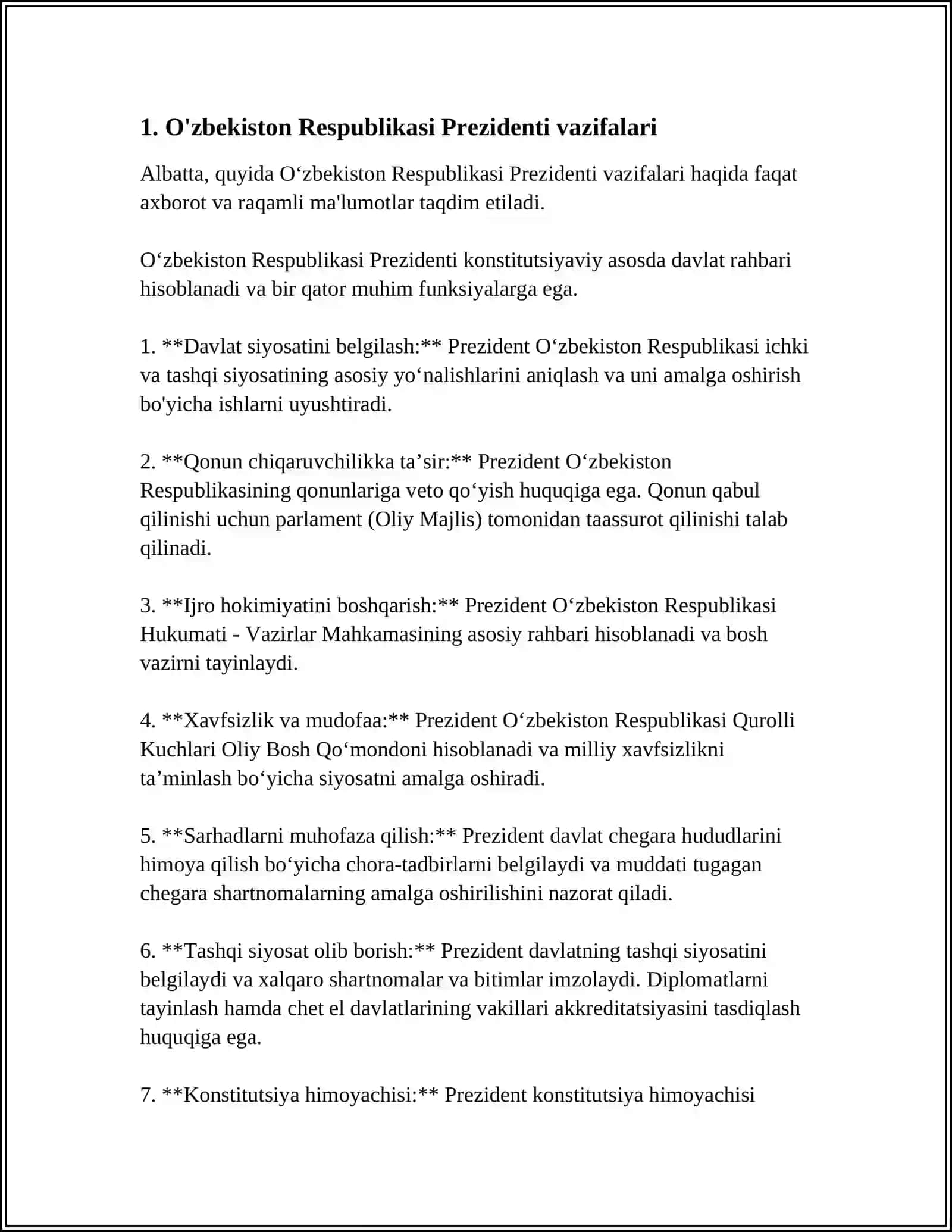 O'zbekiston Respublikasi Prezidenti 3
