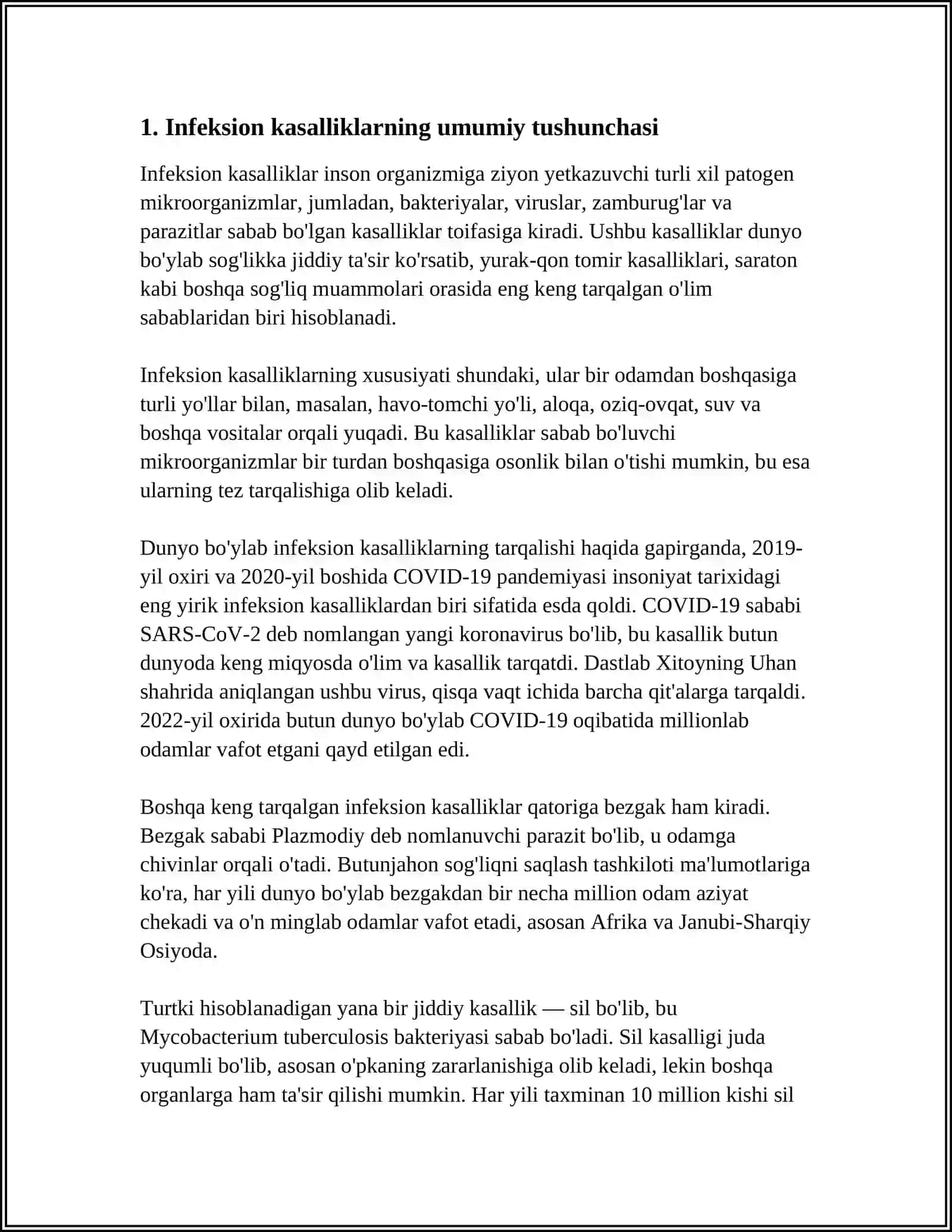 UMUMIY INFEKSION JARAYON HAQIDA TUSHUNCHA 3