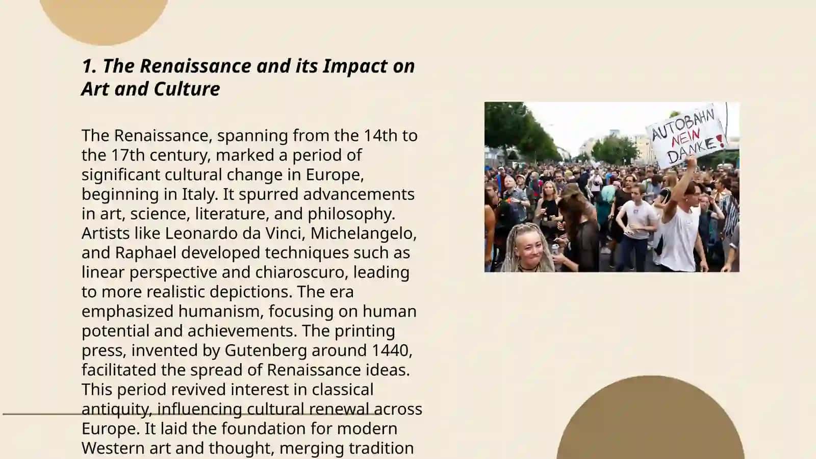 The Renaissance and its Impact on Art and Culture 3