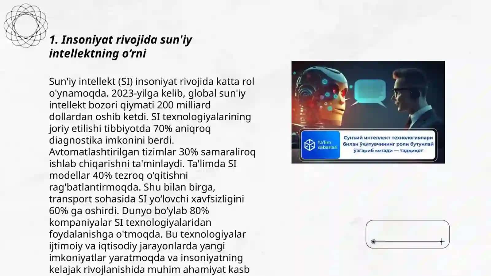 Insoniyat va Sun’iy intellect 3