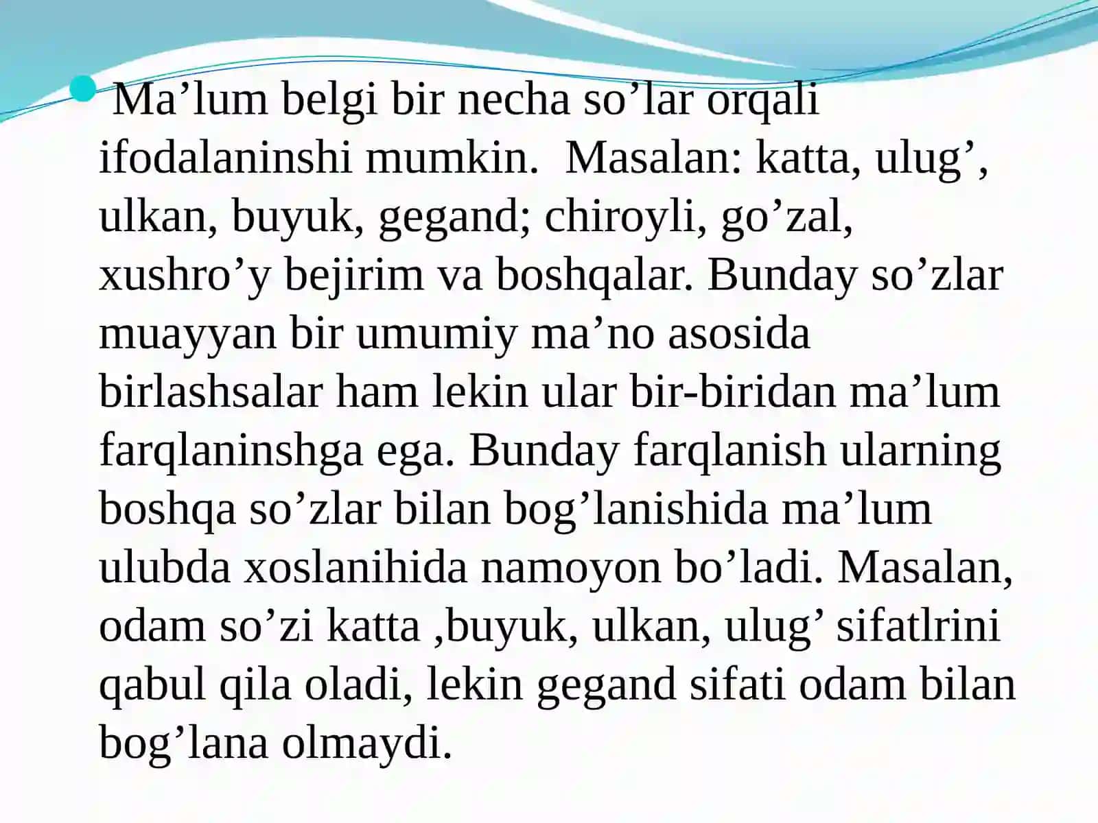 Sifat  va  uning  uslubiyati 3