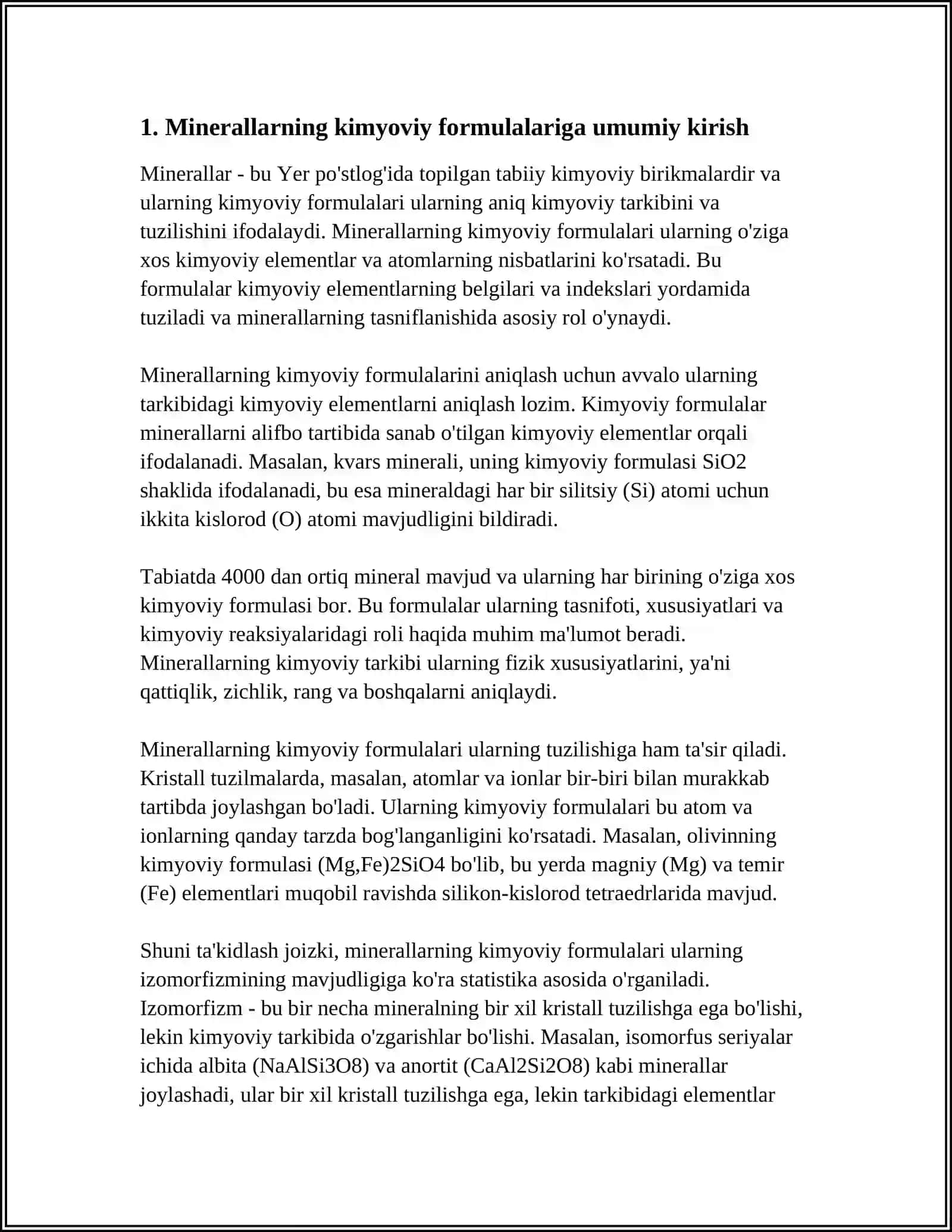 MINERALLARNING KIMYOVIY FORMULASI 3
