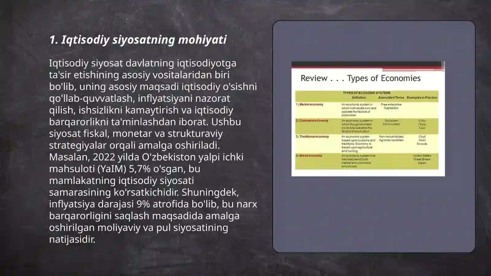 Iqtisodiy siyosat asoslari tarkibi 3
